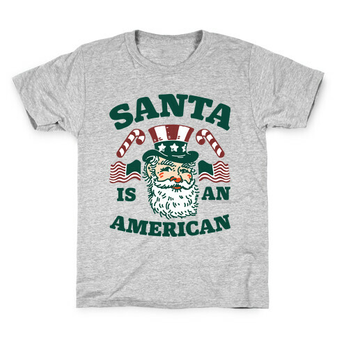Santa Is An American Kids T-Shirt