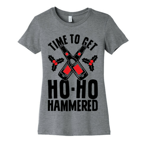 Time To Get Ho Ho Hammered Womens T-Shirt