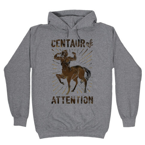 Centaur of Attention Hooded Sweatshirt