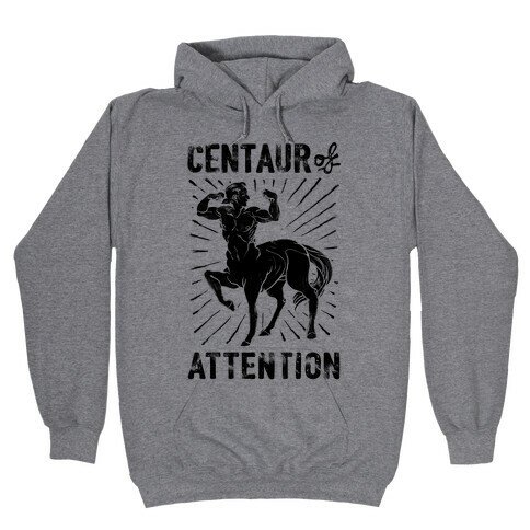 Centaur of Attention Hooded Sweatshirt