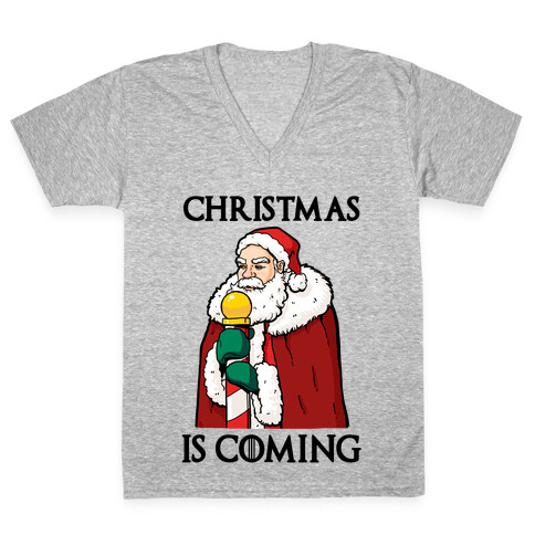 Christmas is Coming V-Neck Tee Shirt