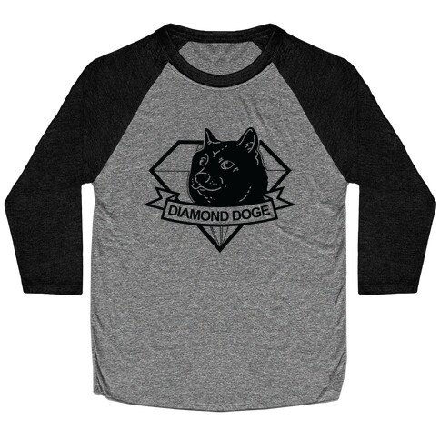 Diamond Doge Baseball Tee