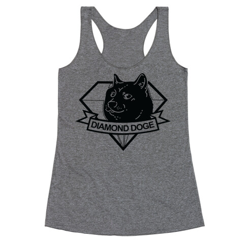 Diamond Doge Racerback Tank Top