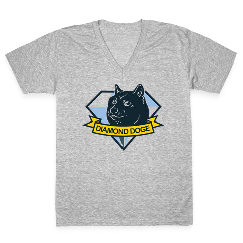 Diamond Doge V-Neck Tee Shirt
