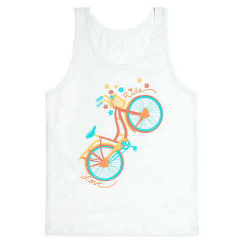 Love Your Ride: Colorful Bicycle Tank Top