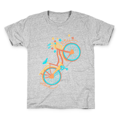 Love Your Ride: Colorful Bicycle Kids T-Shirt