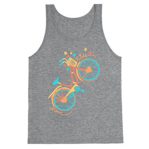 Love Your Ride: Colorful Bicycle Tank Top