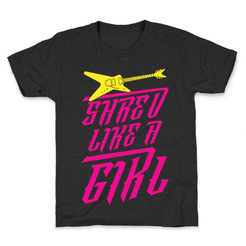 Shred Like A Girl Kids T-Shirt