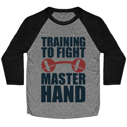 Training To Fight Master Hand Baseball Tee