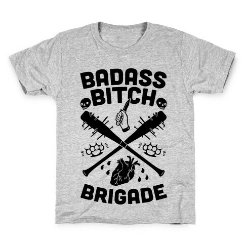 Badass Bitch Brigade Kids T-Shirt