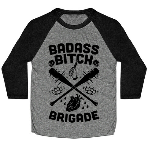Badass Bitch Brigade Baseball Tee