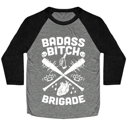 Badass Bitch Brigade Baseball Tee
