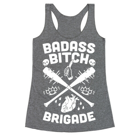 Badass Bitch Brigade Racerback Tank Top