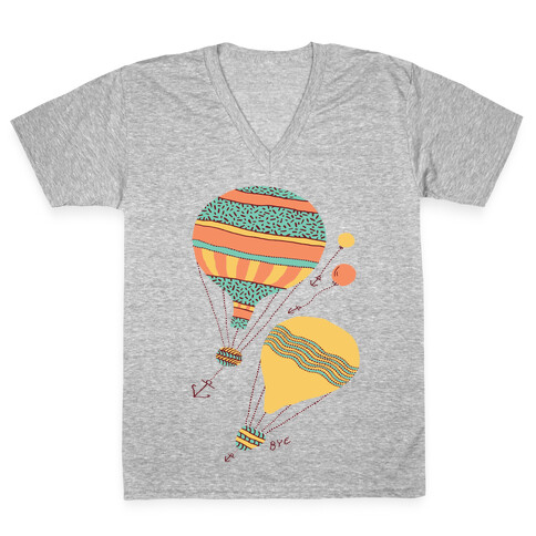 Balloon Flight V-Neck Tee Shirt