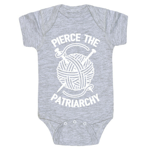 Pierce The Patriarchy Baby One-Piece