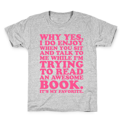 I'm Trying to Read an Awesome Book - Sarcastic Book Lover Kids T-Shirt