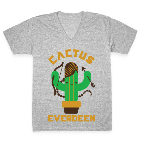Cactus Everdeen V-Neck Tee Shirt