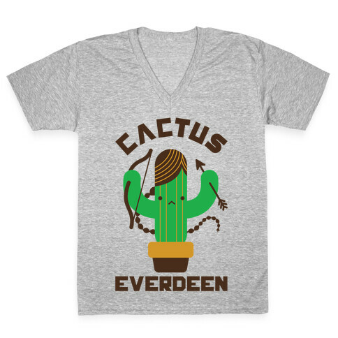 Cactus Everdeen V-Neck Tee Shirt