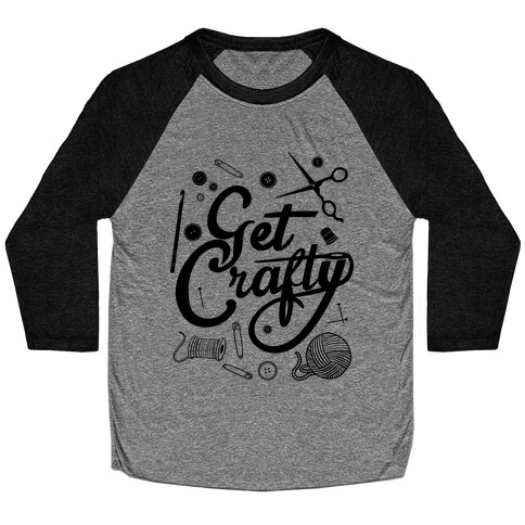 Get Crafty Baseball Tee