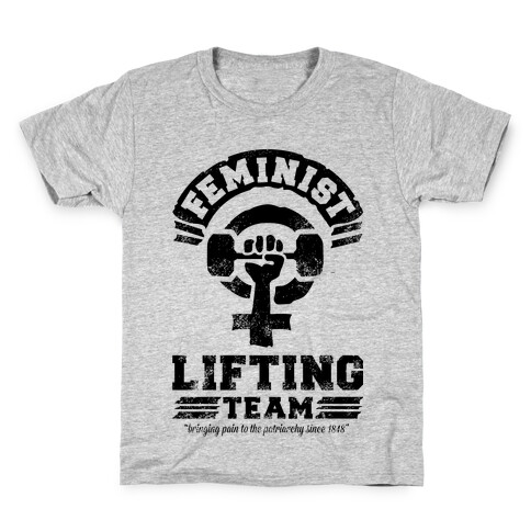 Feminist Lifting Team Kids T-Shirt