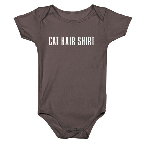 Cat Hair Shirt Baby One-Piece