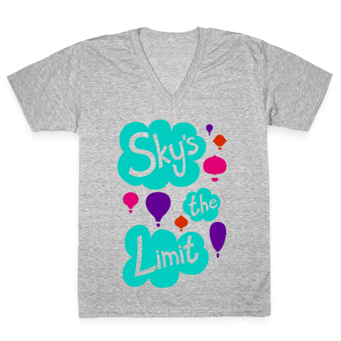 Sky's The Limit V-Neck Tee Shirt