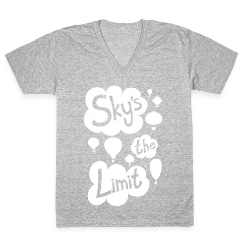 Sky's The Limit V-Neck Tee Shirt