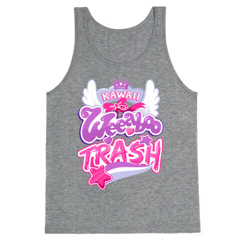 Kawaii Weeaboo Trash Anime Logo Tank Top