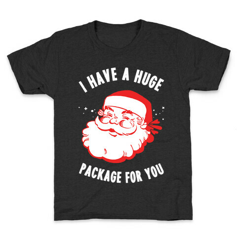 I Have A Huge Package For You Santa Kids T-Shirt