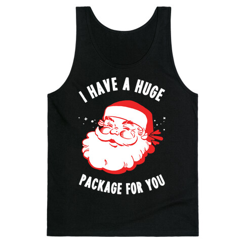 I Have A Huge Package For You Santa Tank Top