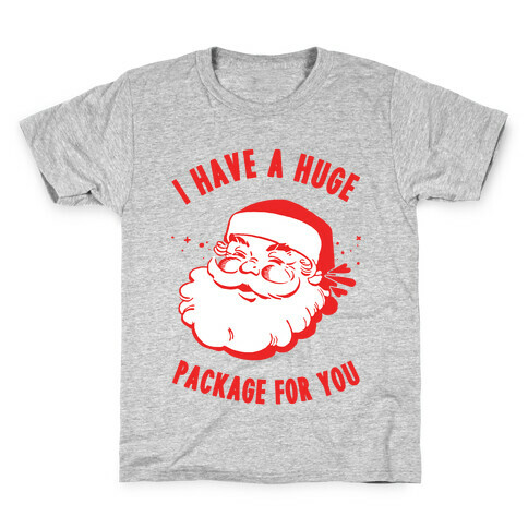 I Have A Huge Package For You Santa Kids T-Shirt