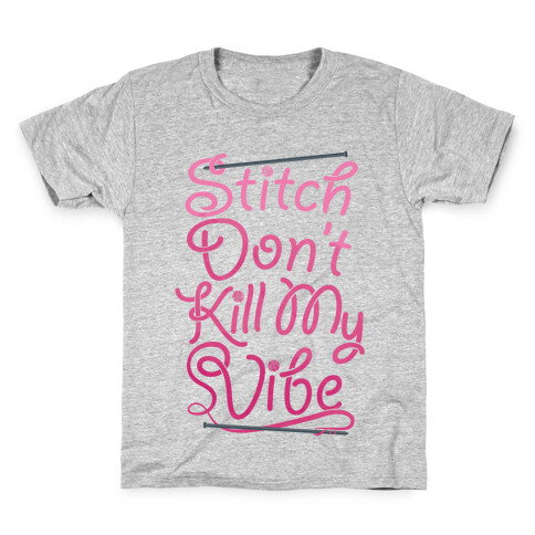 Stitch Don't Kill My Vibe Kids T-Shirt