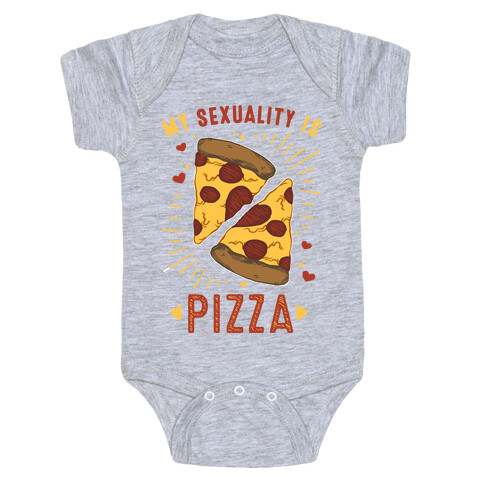 My Sexuality is Pizza Baby One-Piece