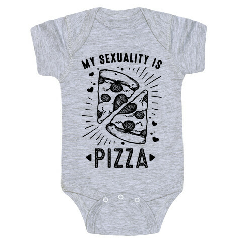 My Sexuality is Pizza Baby One-Piece