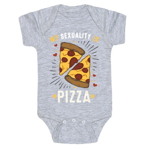 My Sexuality is Pizza Baby One-Piece