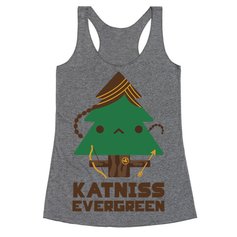 Katniss Evergreen Racerback Tank Top