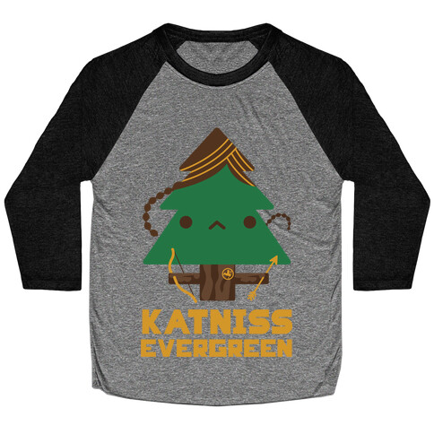 Katniss Evergreen Baseball Tee