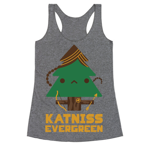 Katniss Evergreen Racerback Tank Top