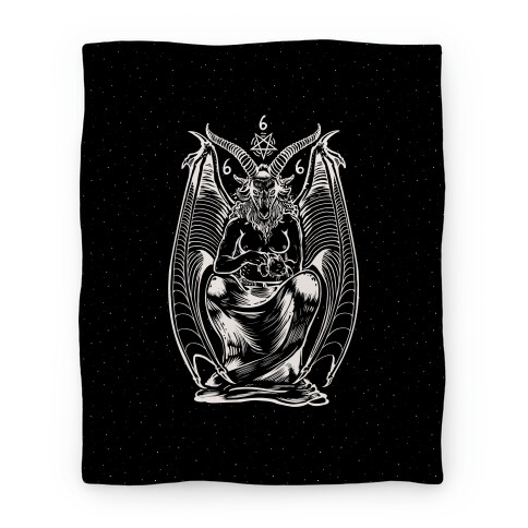 Pet Cats. Hail Satan. Blanket