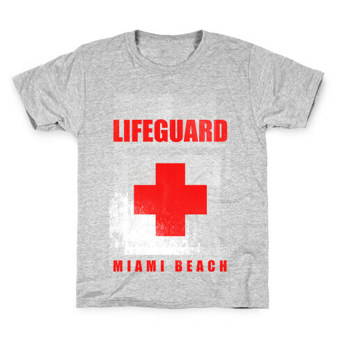Miami Beach Life Guard (vintage) Kids T-Shirt