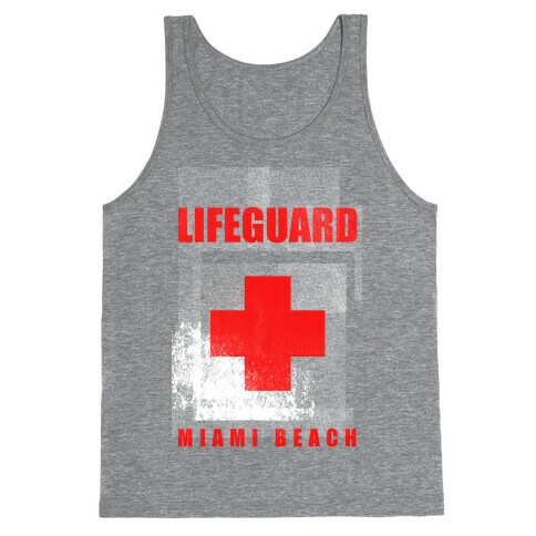 Miami Beach Life Guard (vintage) Tank Top