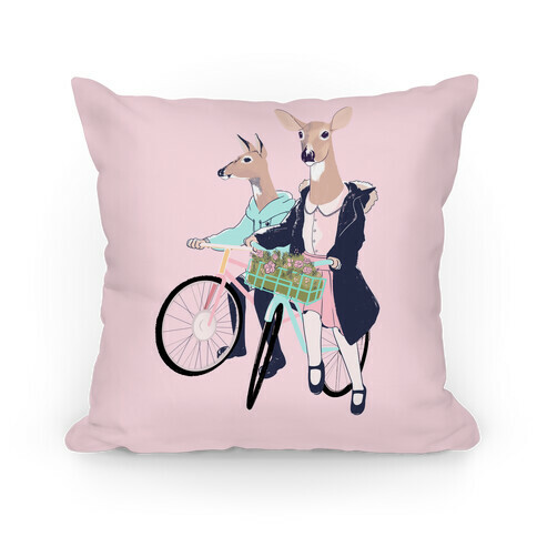 Neighborhood Bike Gang Pillow