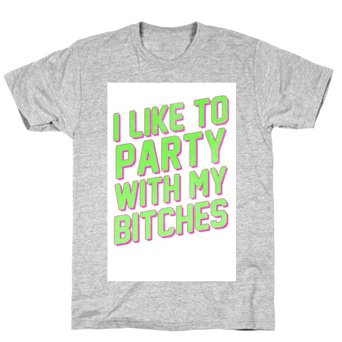 I Like to Party with my Bitches T-Shirt