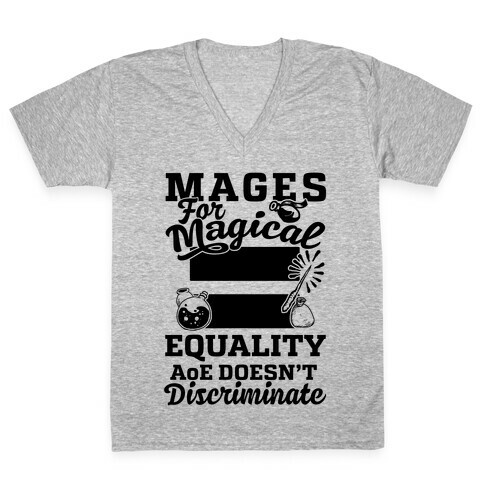 Mages For Magical Equality V-Neck Tee Shirt
