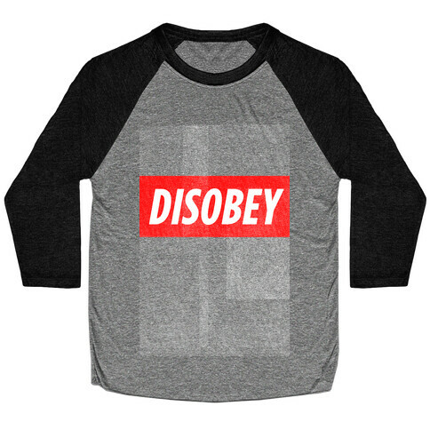 Disobey (tank) Baseball Tee