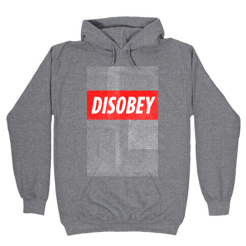 Disobey (tank) Hooded Sweatshirt
