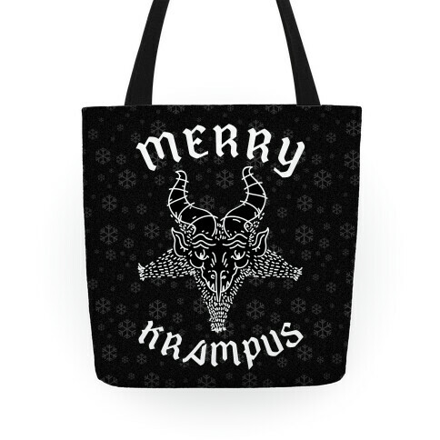 Merry Krampus Tote