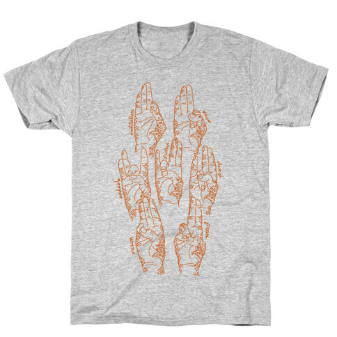 Healing Yoga Mudras T-Shirt