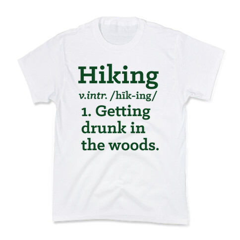 Hiking Definition Kids T-Shirt