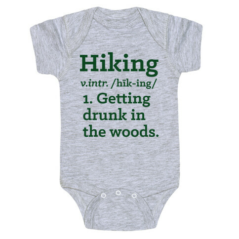 Hiking Definition Baby One-Piece